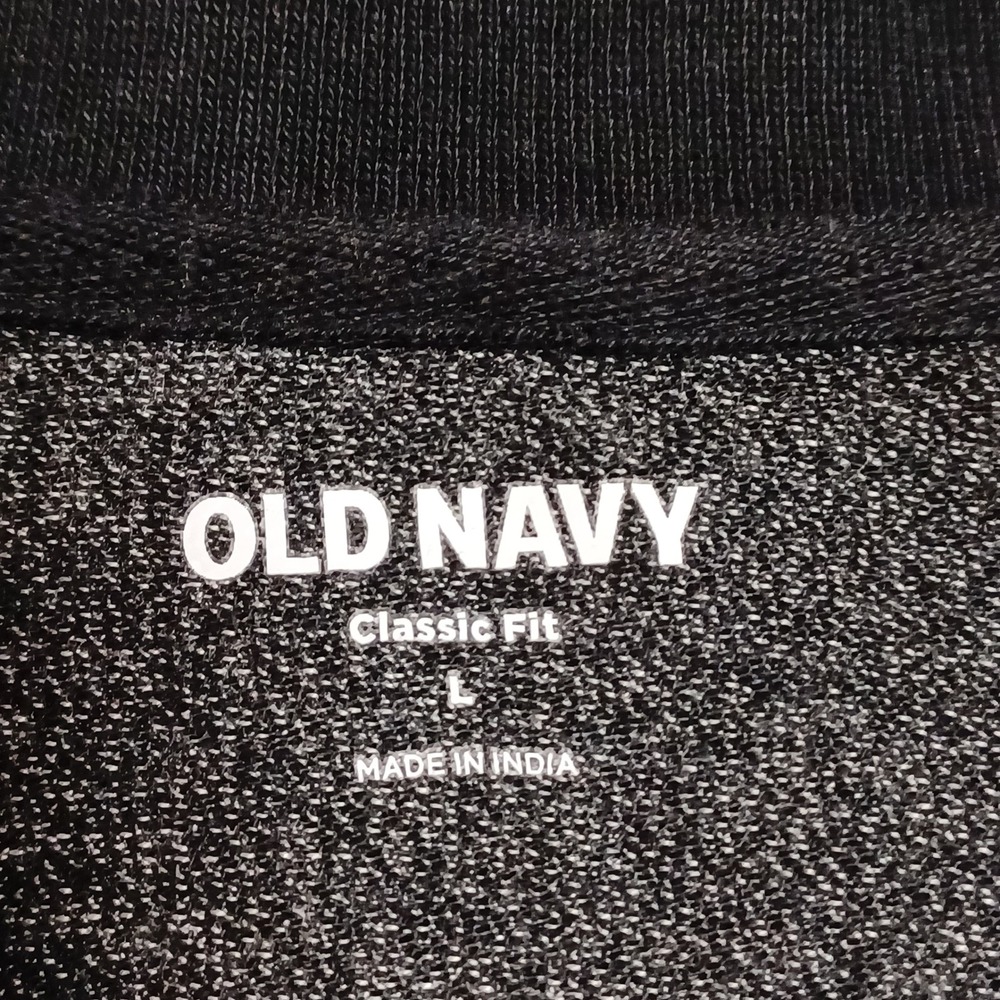 Old Navy Mens Classic Fit Pique Polo Shirt Charcoal Grey‎ Pinstripe L 685275-00 - Picture 2 of 10